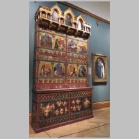 Great Bookcase was made to hold art books in the London office of William Burges, Martin Beek on flickr.jpg